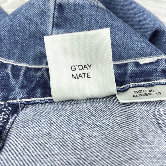 ROLLA'S Eastcoast Flare High Rise G' Day Mate Jeans Vintage Blue Size 30 - Picture 12 of 13